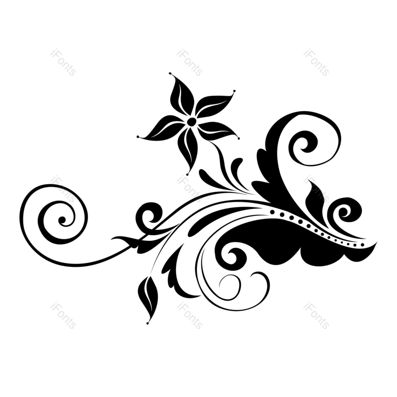 边框图片,花纹元素,图案PNG,黑白免抠素材